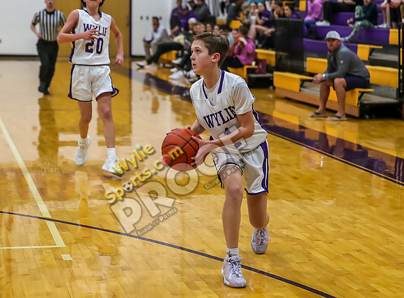 01-29-24 Wylie East vs Wylie West 8th Grade B Boys Basketball RK-121