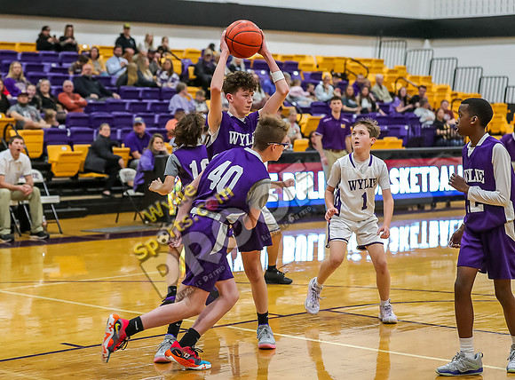 01-29-24 Wylie East vs Wylie West 8th Grade B Boys Basketball RK-126