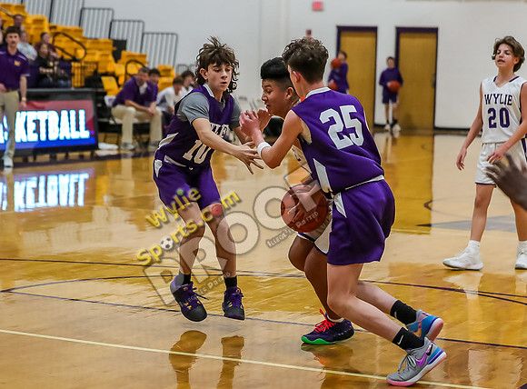 01-29-24 Wylie East vs Wylie West 8th Grade B Boys Basketball RK-134