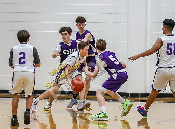 01-29-24 Wylie East vs Wylie West 8th Grade B Boys Basketball RK-139