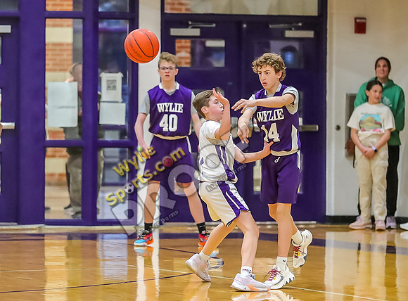 01-29-24 Wylie East vs Wylie West 8th Grade B Boys Basketball RK-156