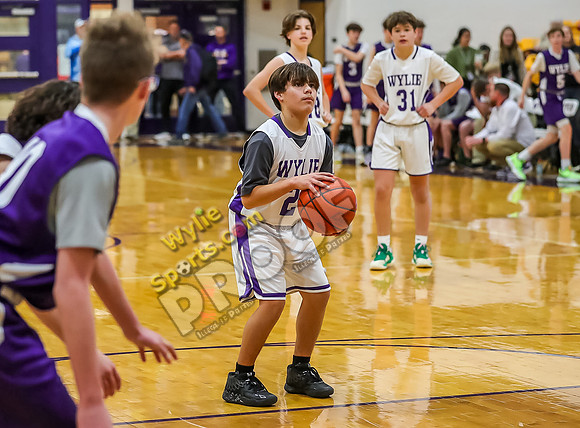 01-29-24 Wylie East vs Wylie West 8th Grade B Boys Basketball RK-172