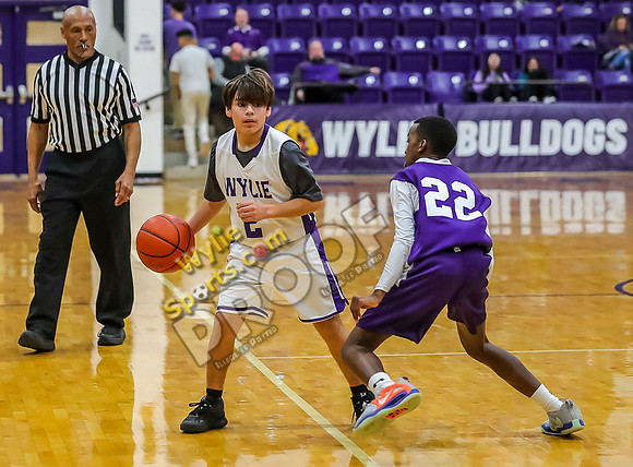 01-29-24 Wylie East vs Wylie West 8th Grade B Boys Basketball RK-199