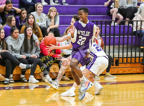01-29-24 Wylie East vs Wylie West 8th Grade B Boys Basketball RK-219