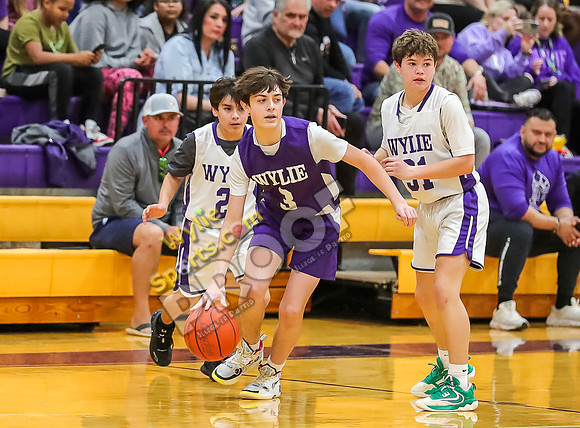 01-29-24 Wylie East vs Wylie West 8th Grade B Boys Basketball RK-222