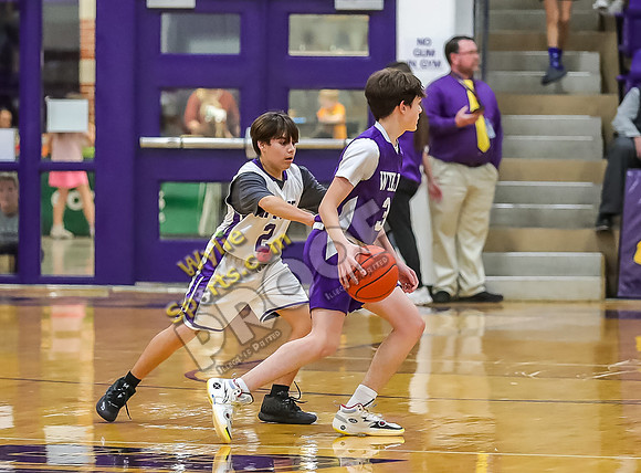 01-29-24 Wylie East vs Wylie West 8th Grade B Boys Basketball RK-224