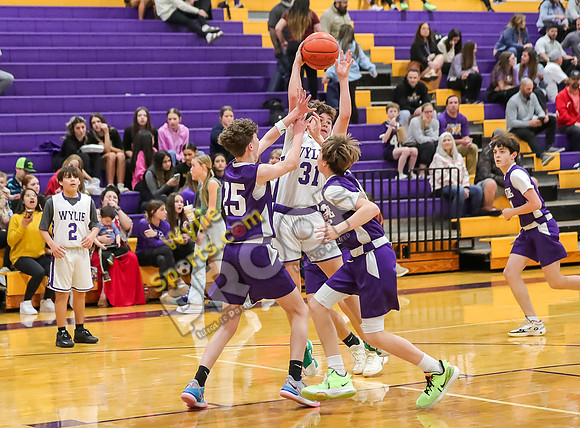 01-29-24 Wylie East vs Wylie West 8th Grade B Boys Basketball RK-228