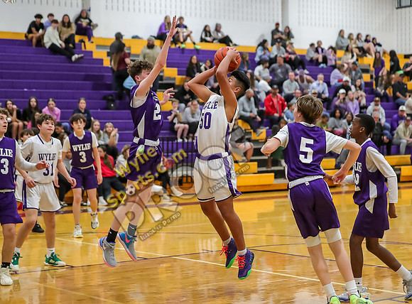 01-29-24 Wylie East vs Wylie West 8th Grade B Boys Basketball RK-230