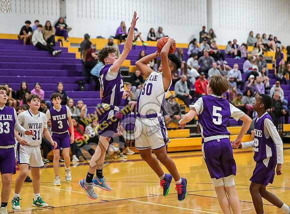 01-29-24 Wylie East vs Wylie West 8th Grade B Boys Basketball RK-231