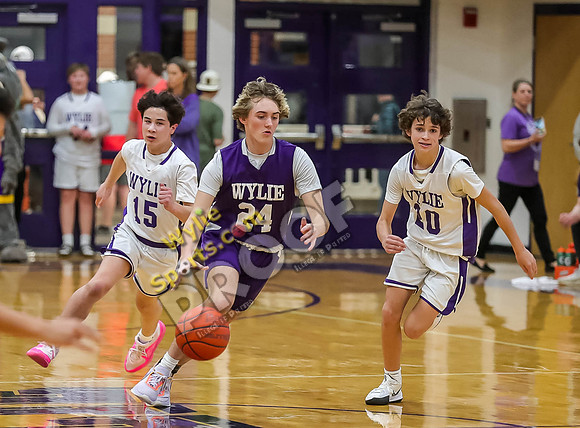 01-29-24 Wylie East vs Wylie West 8th Grade A Boys Basketball RK-49