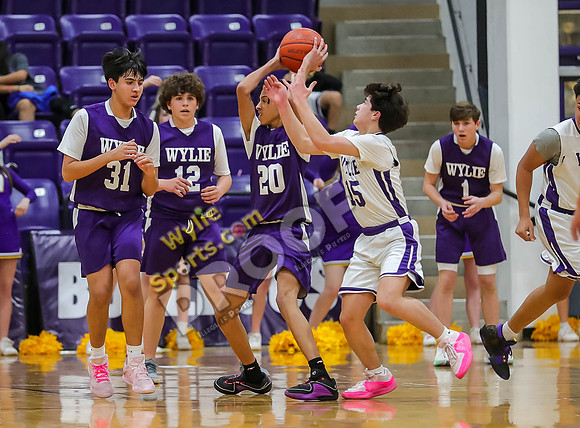 01-29-24 Wylie East vs Wylie West 8th Grade A Boys Basketball RK-91