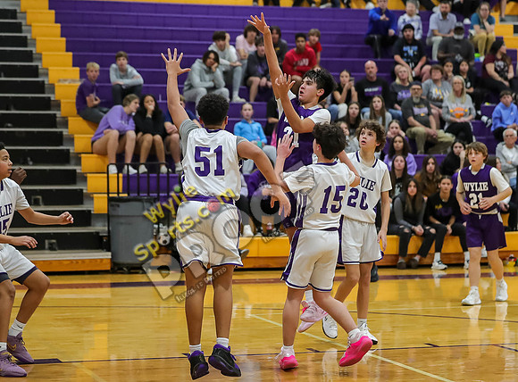 01-29-24 Wylie East vs Wylie West 8th Grade A Boys Basketball RK-187