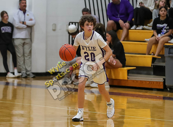 01-29-24 Wylie East vs Wylie West 8th Grade A Boys Basketball RK-224