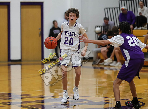 01-29-24 Wylie East vs Wylie West 8th Grade A Boys Basketball RK-227
