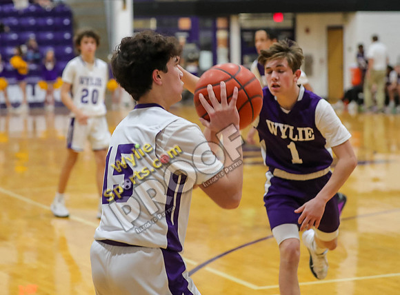 01-29-24 Wylie East vs Wylie West 8th Grade A Boys Basketball RK-355