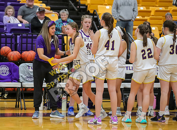 02-05-24 8th Grade B Girls Wylie East vs Wylie West Jr High Basketball RK-13