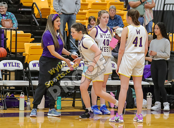 02-05-24 8th Grade B Girls Wylie East vs Wylie West Jr High Basketball RK-22