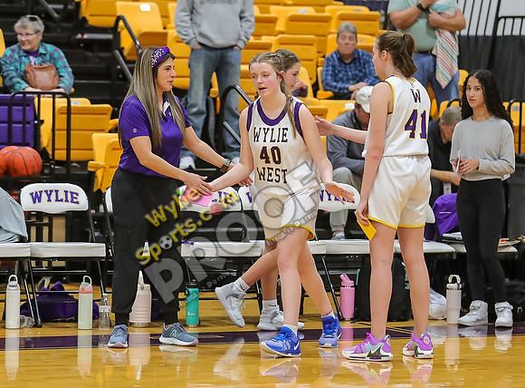 02-05-24 8th Grade B Girls Wylie East vs Wylie West Jr High Basketball RK-23