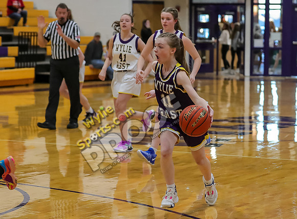 02-05-24 8th Grade B Girls Wylie East vs Wylie West Jr High Basketball RK-29