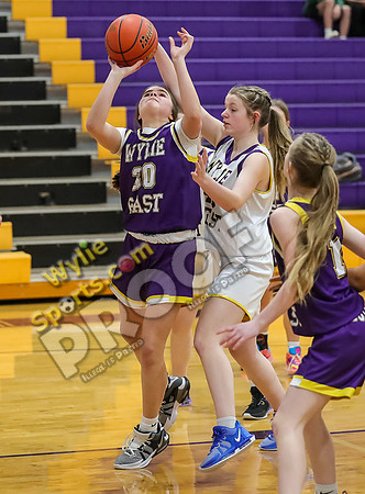 02-05-24 8th Grade B Girls Wylie East vs Wylie West Jr High Basketball RK-32