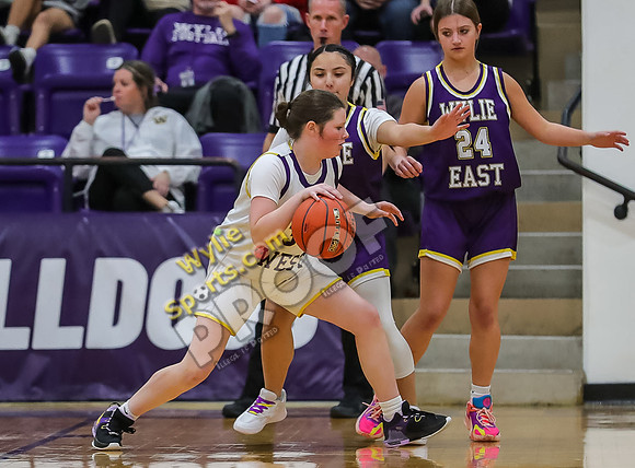 02-05-24 8th Grade B Girls Wylie East vs Wylie West Jr High Basketball RK-35