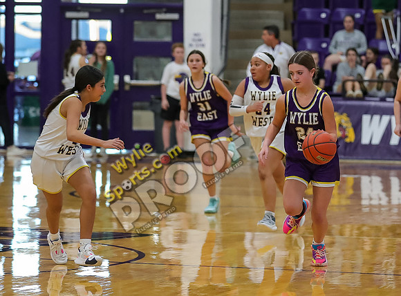 02-05-24 8th Grade B Girls Wylie East vs Wylie West Jr High Basketball RK-54