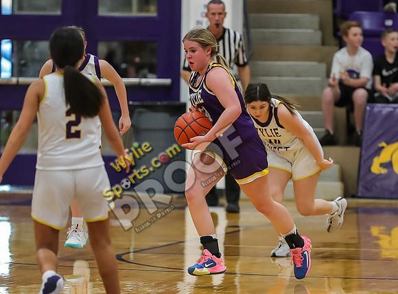 02-05-24 8th Grade B Girls Wylie East vs Wylie West Jr High Basketball RK-62