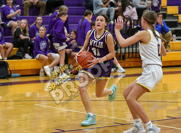 02-05-24 8th Grade B Girls Wylie East vs Wylie West Jr High Basketball RK-65