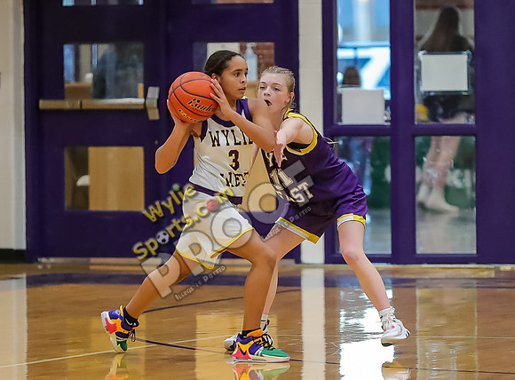 02-05-24 8th Grade B Girls Wylie East vs Wylie West Jr High Basketball RK-72