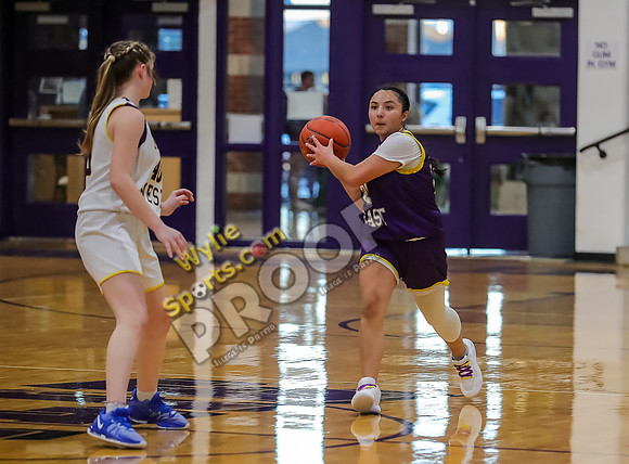 02-05-24 8th Grade B Girls Wylie East vs Wylie West Jr High Basketball RK-74