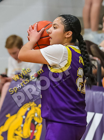 02-05-24 8th Grade B Girls Wylie East vs Wylie West Jr High Basketball RK-77