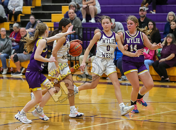 02-05-24 8th Grade B Girls Wylie East vs Wylie West Jr High Basketball RK-80