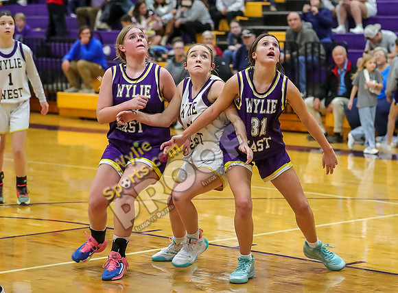 02-05-24 8th Grade B Girls Wylie East vs Wylie West Jr High Basketball RK-83
