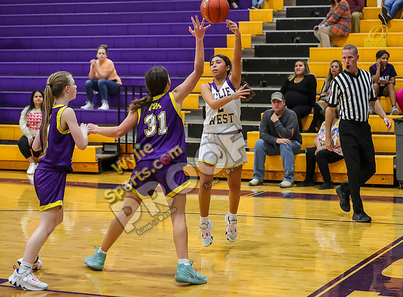 02-05-24 8th Grade B Girls Wylie East vs Wylie West Jr High Basketball RK-88