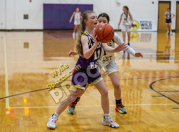 02-05-24 8th Grade B Girls Wylie East vs Wylie West Jr High Basketball RK-94