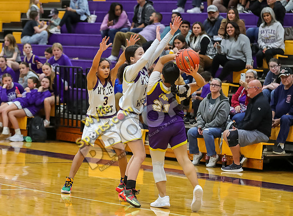 02-05-24 8th Grade B Girls Wylie East vs Wylie West Jr High Basketball RK-95