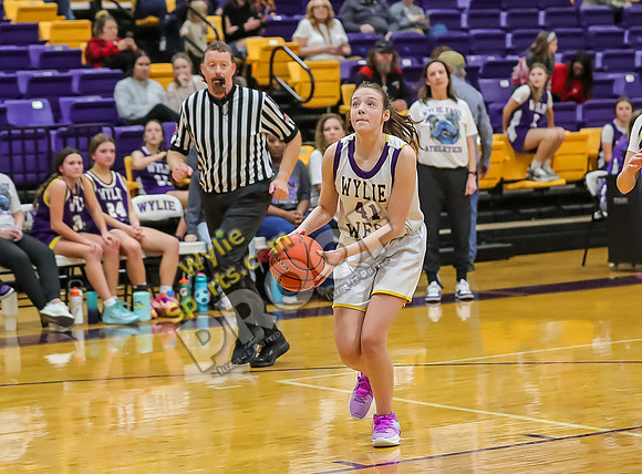 02-05-24 8th Grade B Girls Wylie East vs Wylie West Jr High Basketball RK-125