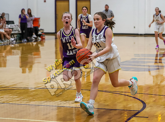 02-05-24 8th Grade B Girls Wylie East vs Wylie West Jr High Basketball RK-132