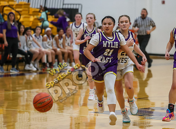 02-05-24 8th Grade B Girls Wylie East vs Wylie West Jr High Basketball RK-136