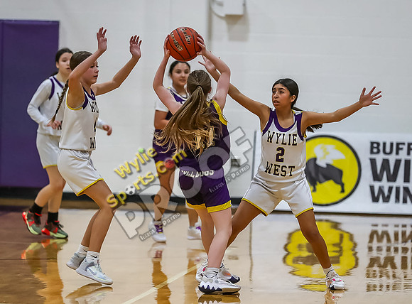 02-05-24 8th Grade B Girls Wylie East vs Wylie West Jr High Basketball RK-141