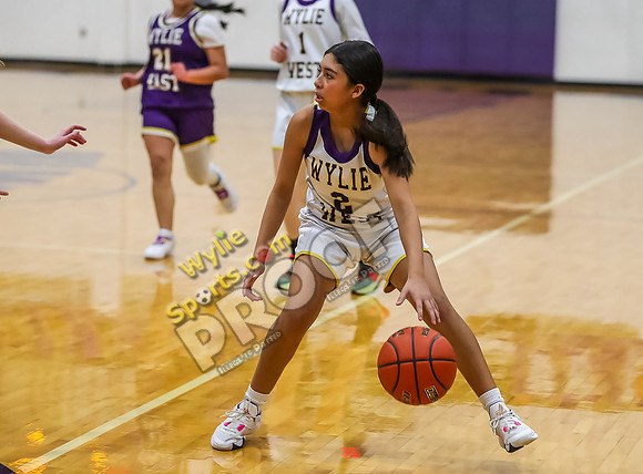 02-05-24 8th Grade B Girls Wylie East vs Wylie West Jr High Basketball RK-144