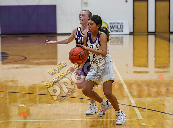 02-05-24 8th Grade B Girls Wylie East vs Wylie West Jr High Basketball RK-147