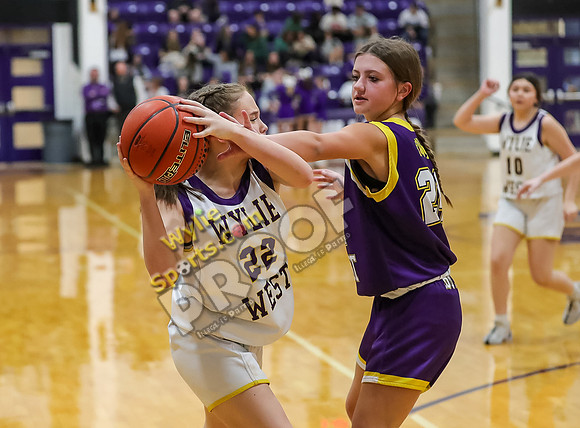 02-05-24 8th Grade B Girls Wylie East vs Wylie West Jr High Basketball RK-152
