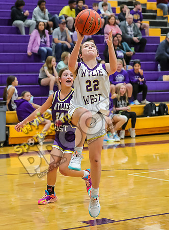 02-05-24 8th Grade B Girls Wylie East vs Wylie West Jr High Basketball RK-166