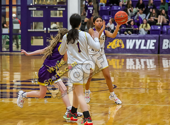 02-05-24 8th Grade B Girls Wylie East vs Wylie West Jr High Basketball RK-169