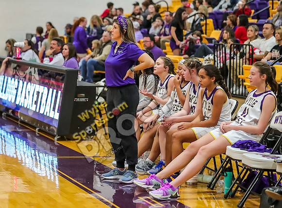 02-05-24 8th Grade B Girls Wylie East vs Wylie West Jr High Basketball RK-170