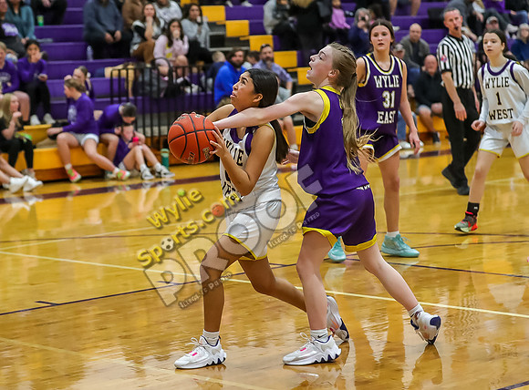 02-05-24 8th Grade B Girls Wylie East vs Wylie West Jr High Basketball RK-173