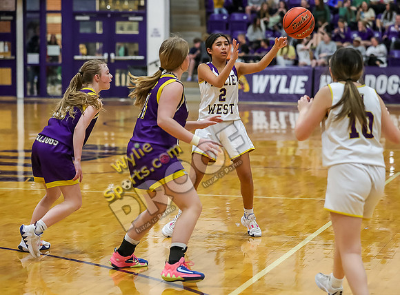 02-05-24 8th Grade B Girls Wylie East vs Wylie West Jr High Basketball RK-177