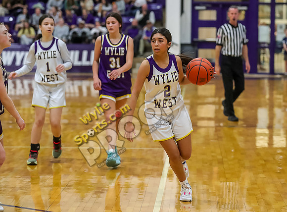 02-05-24 8th Grade B Girls Wylie East vs Wylie West Jr High Basketball RK-186