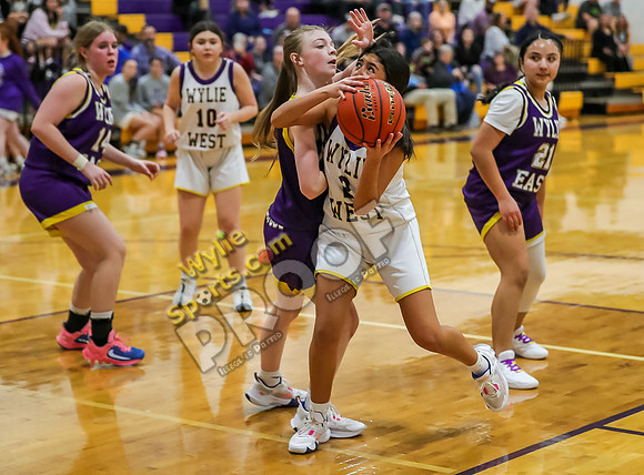 02-05-24 8th Grade B Girls Wylie East vs Wylie West Jr High Basketball RK-188